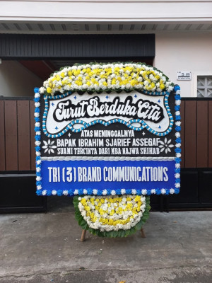 Papan Bunga Duka di Mangga Dua Utara
